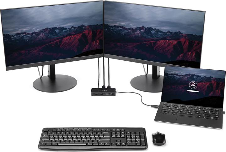 Productafbeelding StarTech USB Naar Dual DP Docking Station (USB-C, 1 portie)