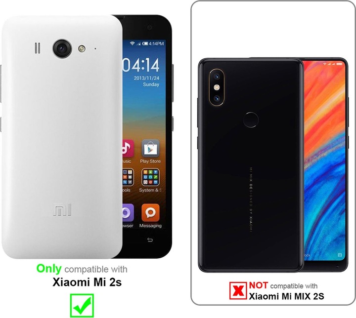 Actual product image Cadorabo Display protection glass (1 Piece, Xiaomi Mi 2)