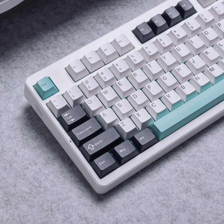 Actual product image Mchose G87 Cyan Blue Cabbage Tofu (US, Cable, Wireless)