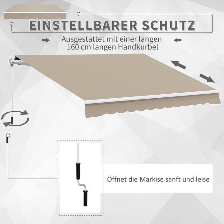 Actual product image Swisshandel24 Gelenkarmmarkise (3 m)