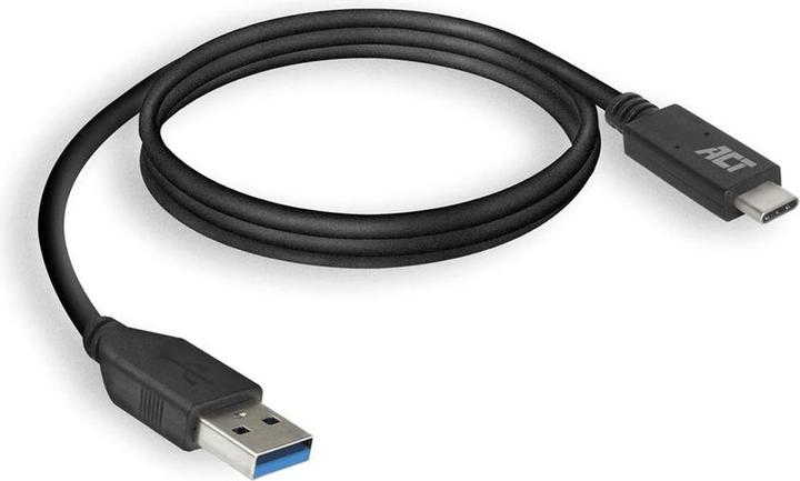 Produktbild ACT USB 3.2 Gen1 connection cable A male - C male 1 meter (1 m, USB 3.2 Gen 1, 65 W)