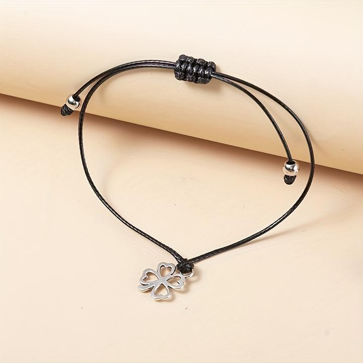 Produktbild PhoneLook Universalarmband Kleeblatt Make a Wish mit kordel (Kunstleder)