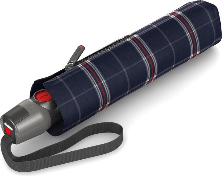 Actual product image Knirps T.200 medium duomatic check navy