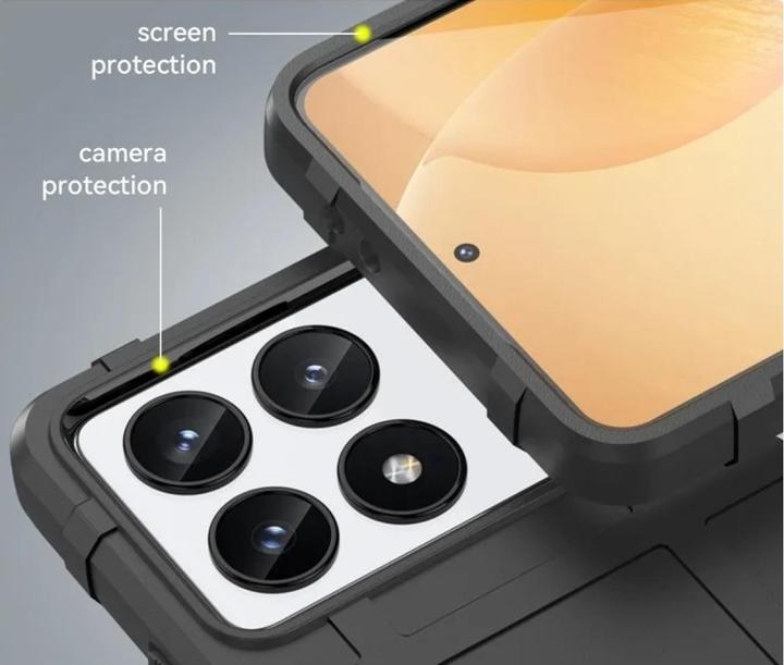Actual product image Screenguard Xiaomi Poco F6 Pro Rugged Shield Cover (Xiaomi Poco F6 Pro)