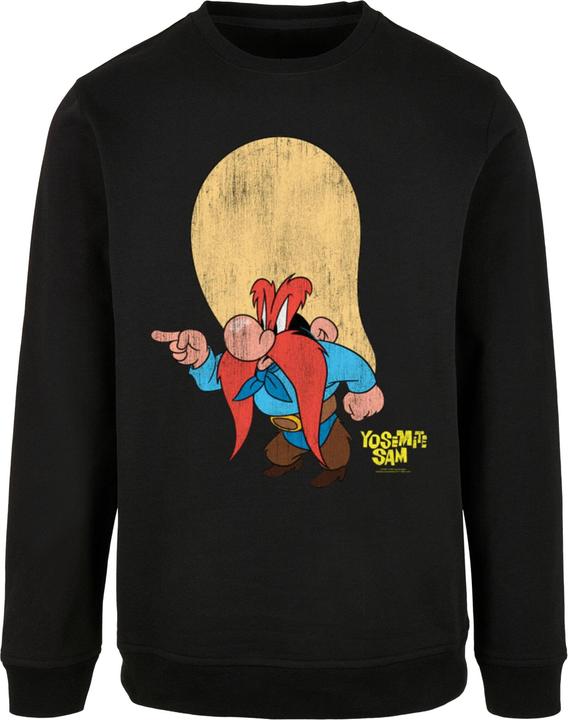 Actual product image Looney Tunes Mens Yosemite Sam Distressed Sweatshirt (L)