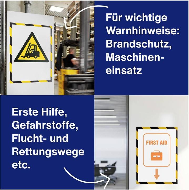 Produktbild Magnetoplan magnetofix Magnetrahmen SAFETY (5x)