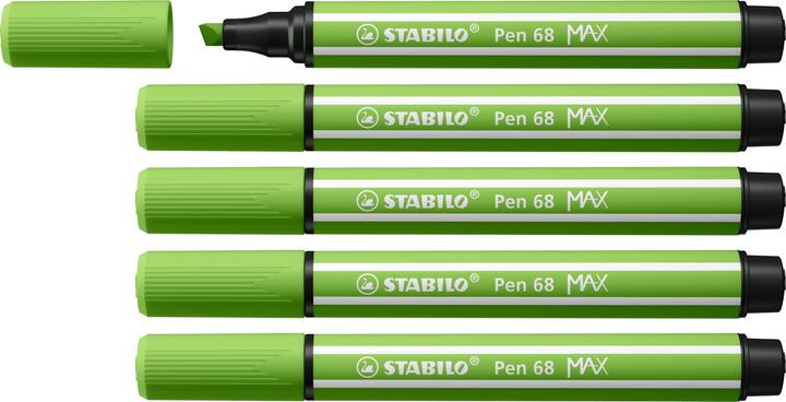 Label énergétique STABILO Pen 68 MAX (Vert clair, 5 x)