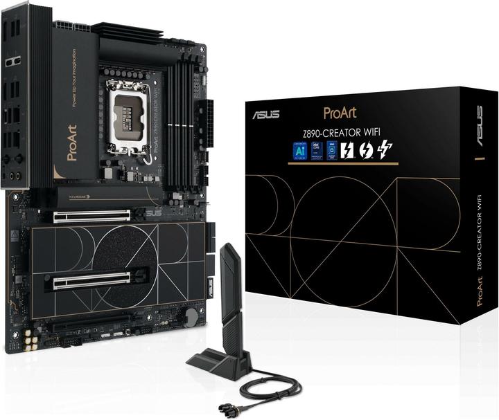 Productafbeelding ASUS MB PROART Z890-CREATOR WIFI (Intel,LGA1851,DDR5,ATX) (LGA 1851, Intel Z890, ATX)