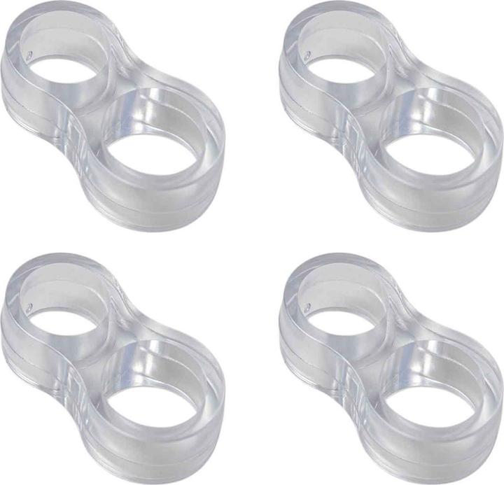Werkstein Door handle buffer (4 Piece, 4.5 x 2.5 x 2 cm)
