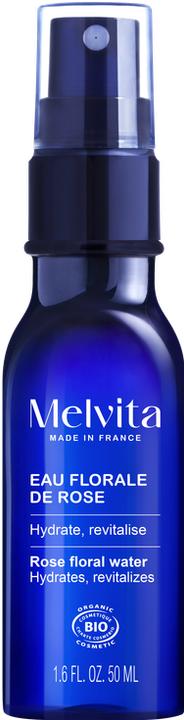 Produktbild Melvita Damaszener Rosen-Blütenwasser Spray Reiseformat (Gesichtswasser, 50 ml)