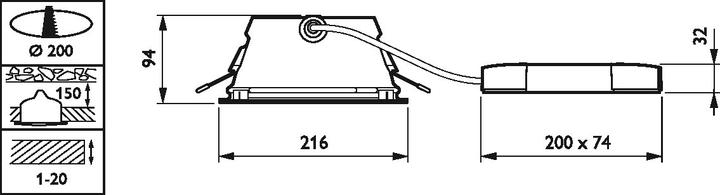 Produktbild Philips GreenSpace (2100 lm)