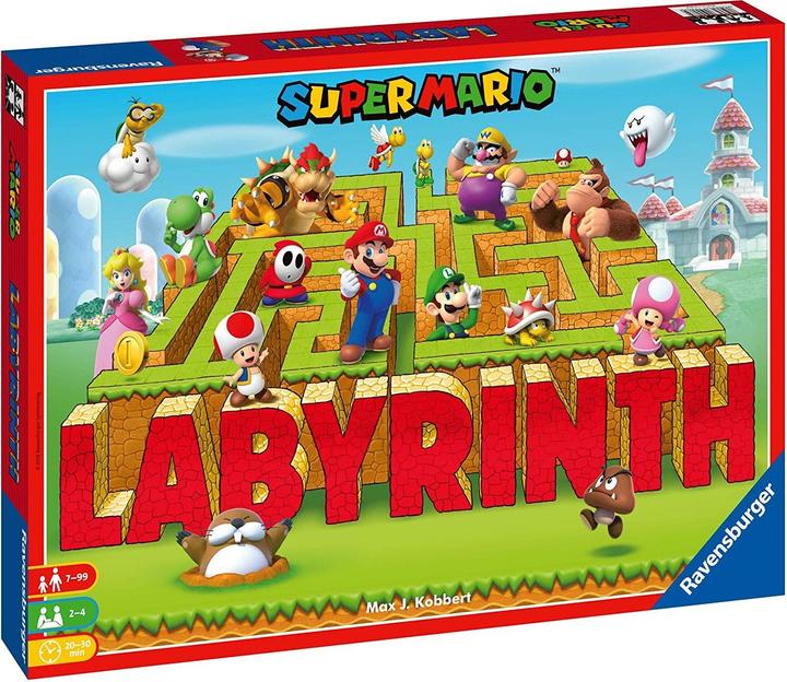Productafbeelding Ravensburger Super Mario Doolhof (Frans, Italiaans, Duits, Spaans, Nederlands, Engels)