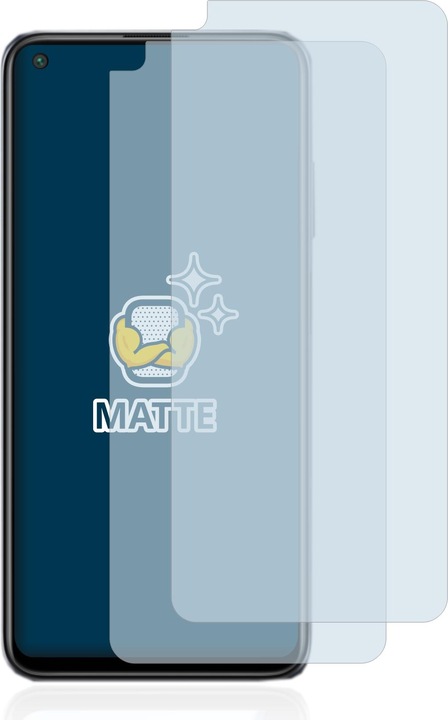 Actual product image BROTECT Anti-glare screen protector matt (2 Piece, Xiaomi Redmi Note 9T 5G)