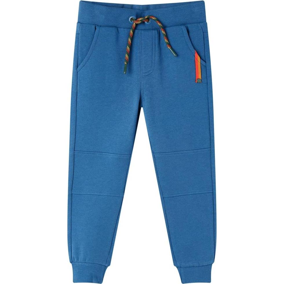 VidaXL, Unisex, Sporthose, Kinder-Trainingshose Blau 116,Material: 50 % Baumwolle. 50 (116), Blau, 116