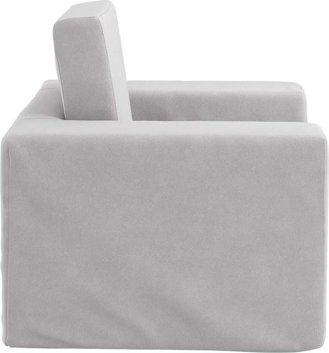 Immagine prodotto vidaXL Divano letto per bambini Grigio chiaro Morbido peluche