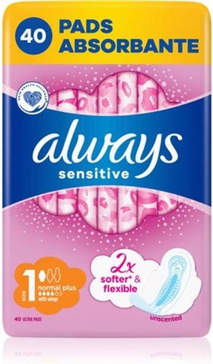 Produktbild Always Sensitive Normal Plus (40 x)