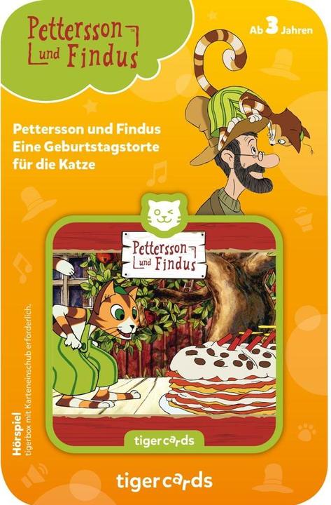 Actual product image Tigermedia Tigercard- Pettersson and Findus birthday cake for the cat (German)