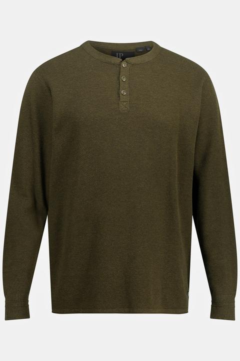 Produktbild JP1880 Strickhenley, Pullover, Langarm, Strukturstrick, Rundhals (5XL)