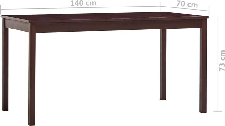 Image du produit vidaXL Esstisch (140 x 70 x 73 cm)