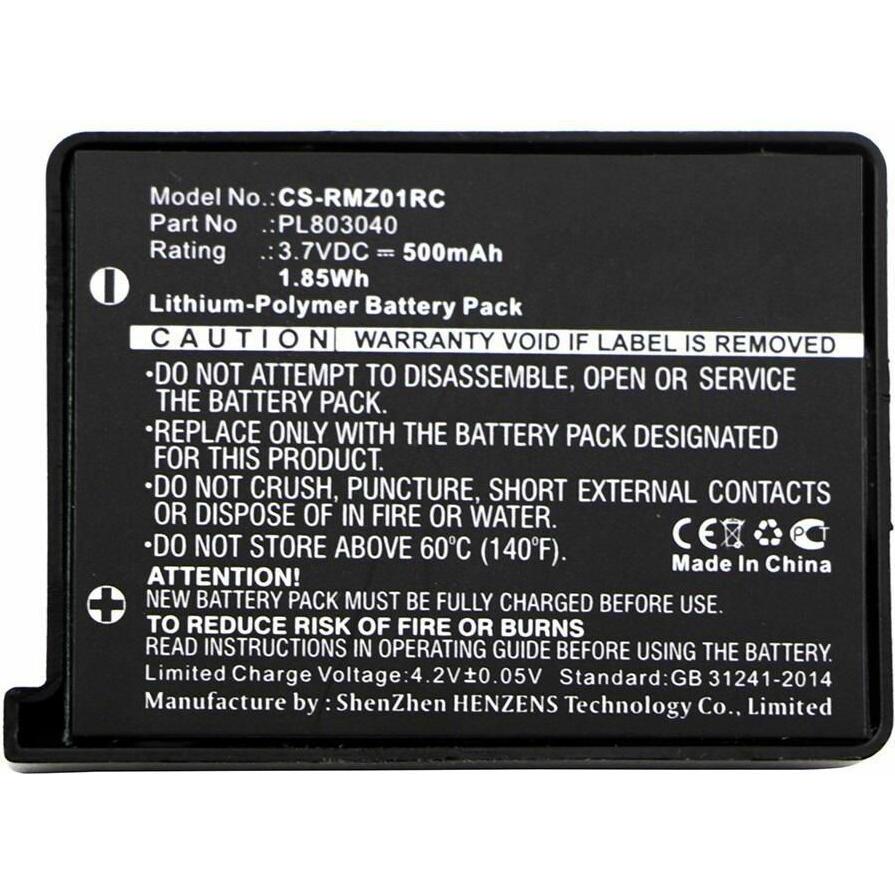 CoreParts Battery for Keyboard,Mouse, Maus + Tastatur Zubehör, Schwarz
