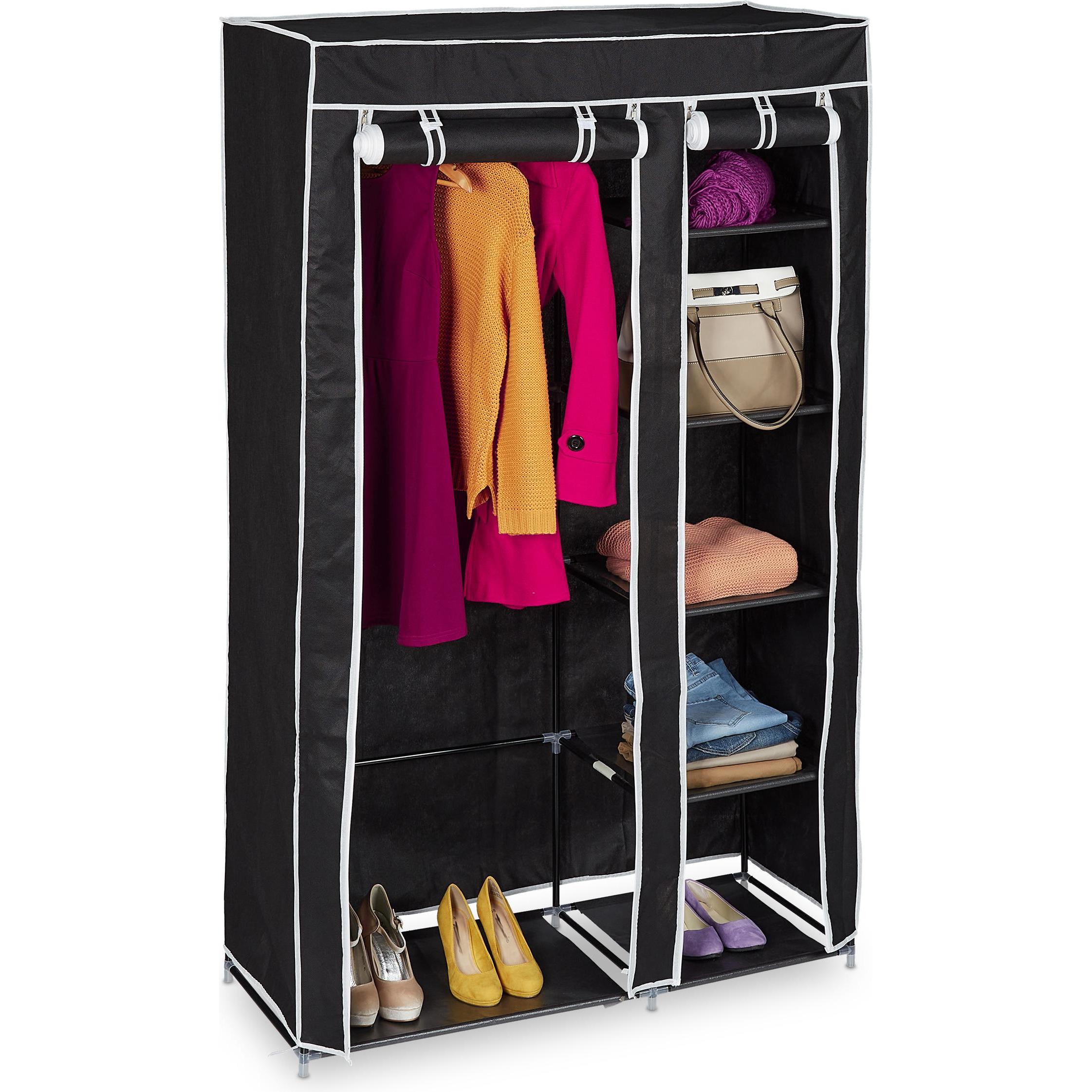 Relaxdays, Kleiderschrank, Faltschrank (107 x 42.5 x 174 cm)