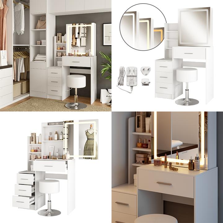 Immagine prodotto Vicco Lisca con sgabello e illuminazione (80 x 36 x 131.60 cm)