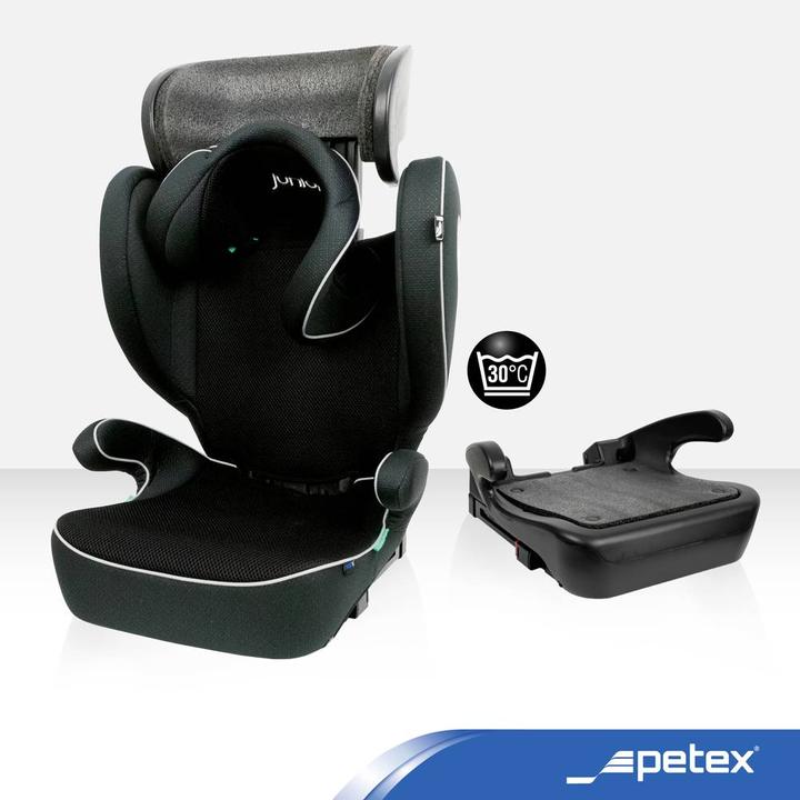 Productafbeelding Petex Basic Plus 1600 zwart HDPE volgens ECE R129 Kinderzitje zwart (Kinderzitje, ECE R129/i-Size standaard)