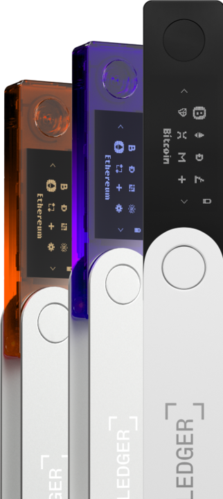 Produktbild Ledger Nano X - Orange (Litecoin, Dash, Bitcoin, Dogecoin, Ethereum Classic)