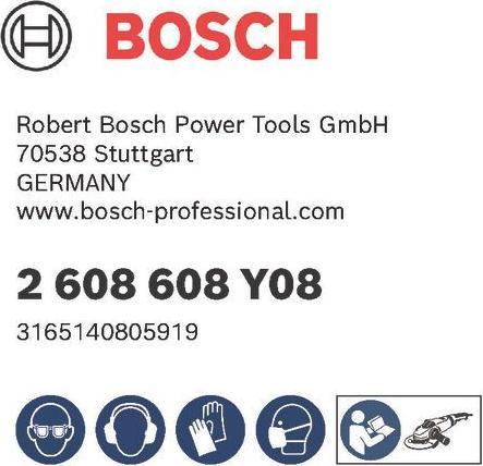 Actual product image Bosch Professional Zubehör Sanding sheet F550, Expert for Metal, 115 mm, 120, unperforated, Velcro, pack of 5 (120)