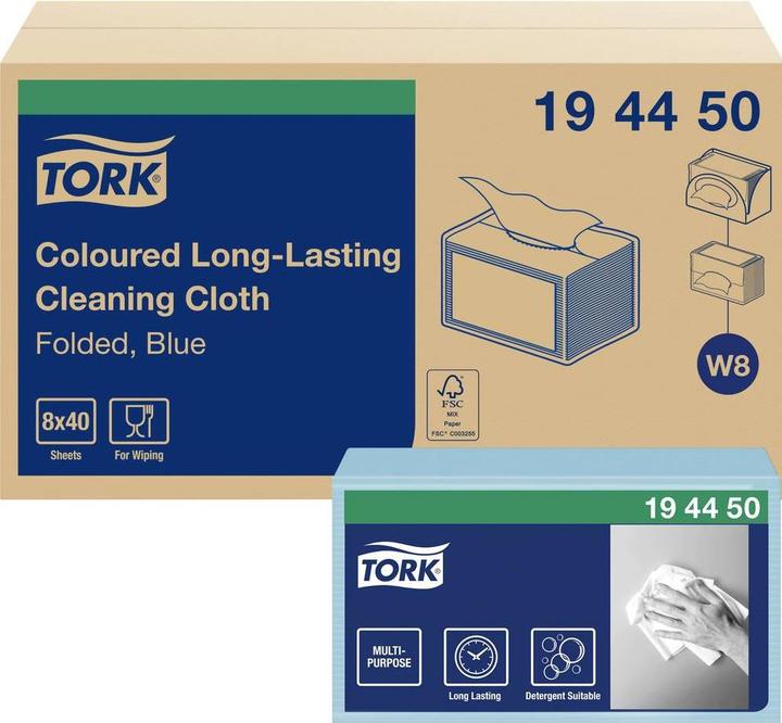 Actual product image Tork Cleaning cloths blue 194450 1 (1 x)