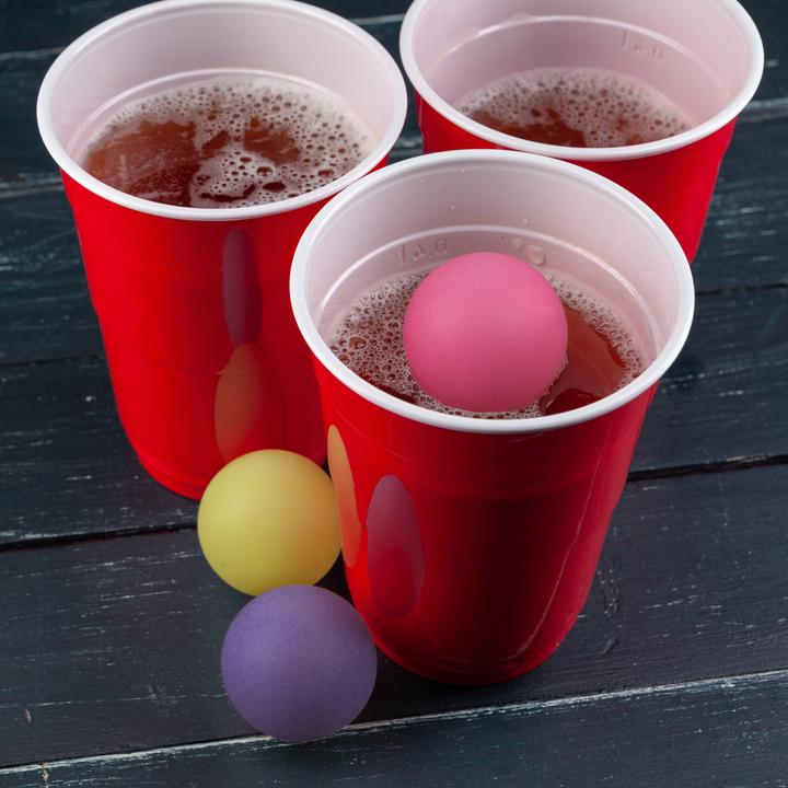 Produktbild Relaxdays 100x Beer Pong Bälle (100 Stk.)