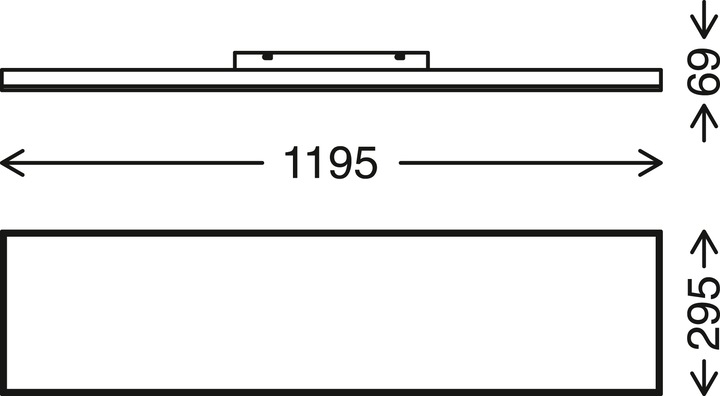 Immagine prodotto Briloner Pannello CCT LED senza cornice, con effetto luminoso stellato, bianco, 1xLED/38W (3800 lm)