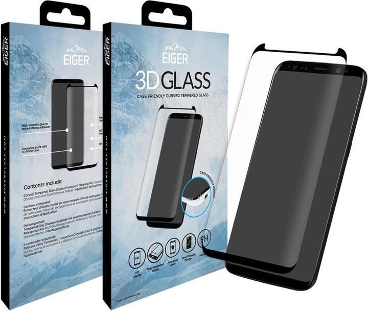 Eiger Mountain Glass Clear Edge (1 pièce(s), Samsung Galaxy S8+)