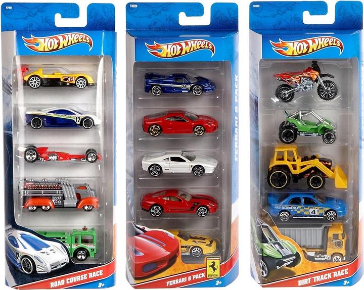 Actual product image Hot Wheels 5pcs gift set assortment