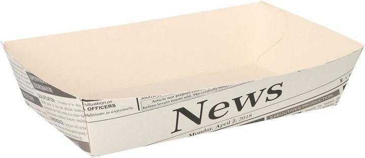 Produktbild Papstar Pommes-Frites-Trays "Newsprint" (50 x)