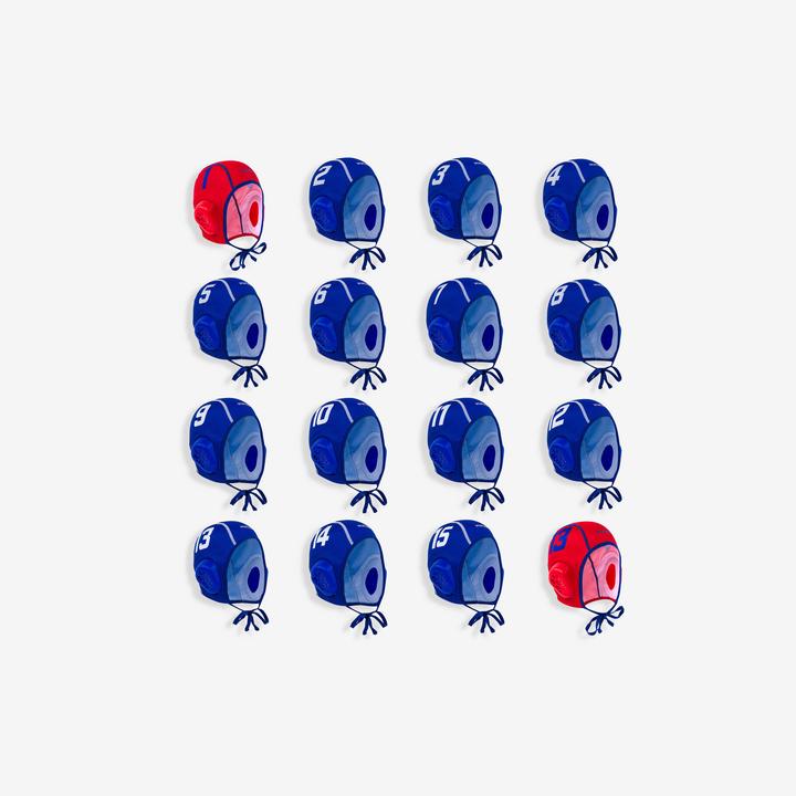 Produktbild Watko Wasserball-Kappe 16er-Set