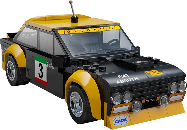 Produktbild Cada Fiat Abarth 131 1:20 schwarz 2,4GHz Bricks