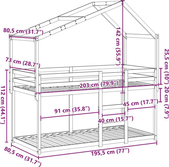 Produktbild vidaXL Towada (previous) (75 x 190 cm)