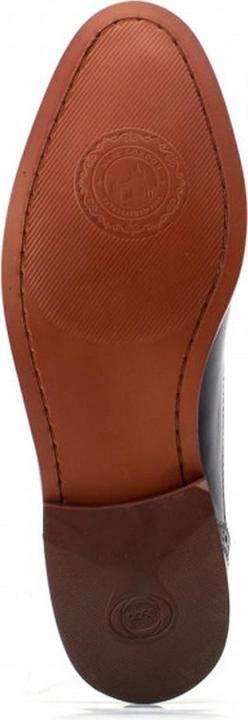 Actual product image Base London Mens Cast Washed Lace Up Leather Brogue Shoe (44)