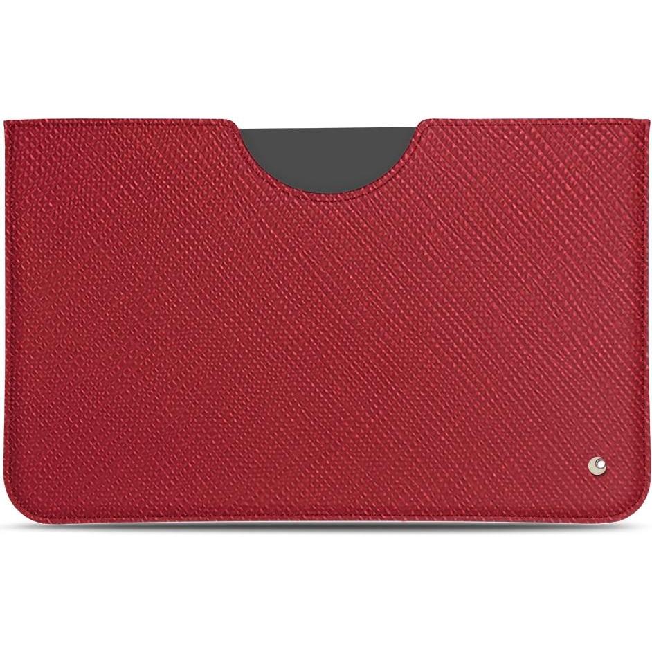 Noreve Lederschutzhülle (iPad 10.2 2019), Tablet Hülle, Rot