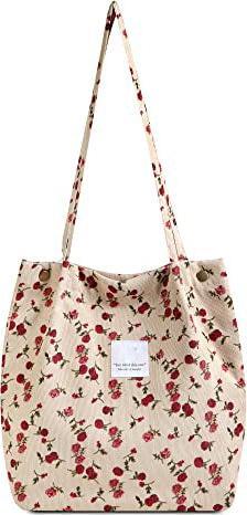 Produktbild Only-Bags.Store Bag Aesthetic - Umhängetasche, Cordtasche Schultertasche Stofftasche Shopper Henkeltasche für