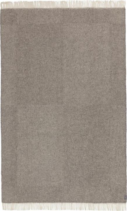Produktbild Urbanara Wolldecke Gotland Graucreme 140 x 200 cm (140 x 200 cm)