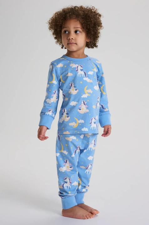 Produktbild PO.P Kinder-Pyjama Einhornmotiv 2-Teiler (122, 128)