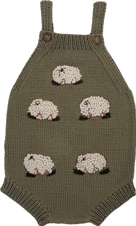 Produktbild Zemabell Premium Strick-Romper "Sheep" (68, 74)