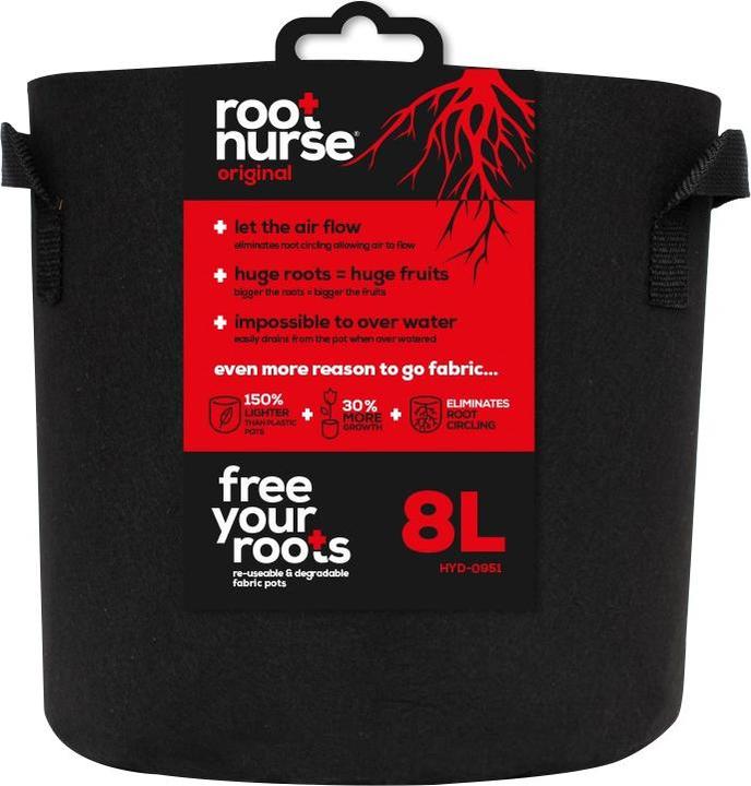 Actual product image Root Nurse Black Pot