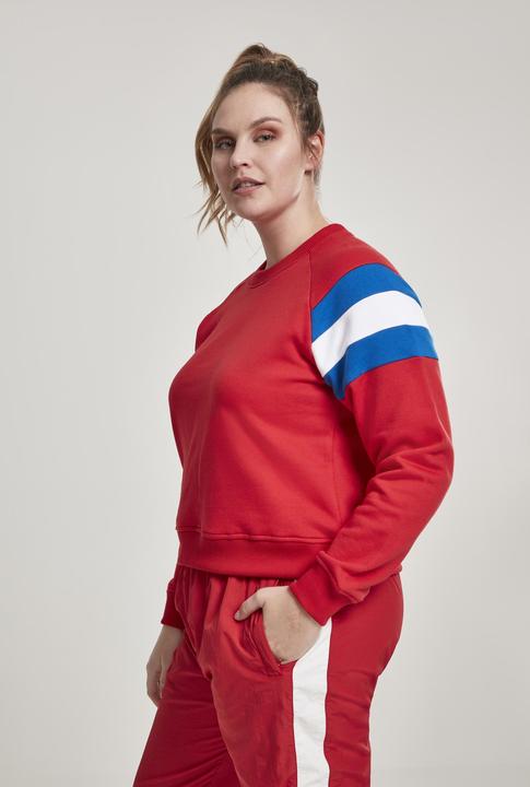 Immagine prodotto Urban Classics Girocollo con maniche a strisce da donna (XL)