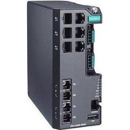 Moxa EDS-4008-2MSC-HV - Switch Ethernet gestito con 6 porte 10100BaseT(X), 2 porte 100BaseFX multimode, Switch di rete