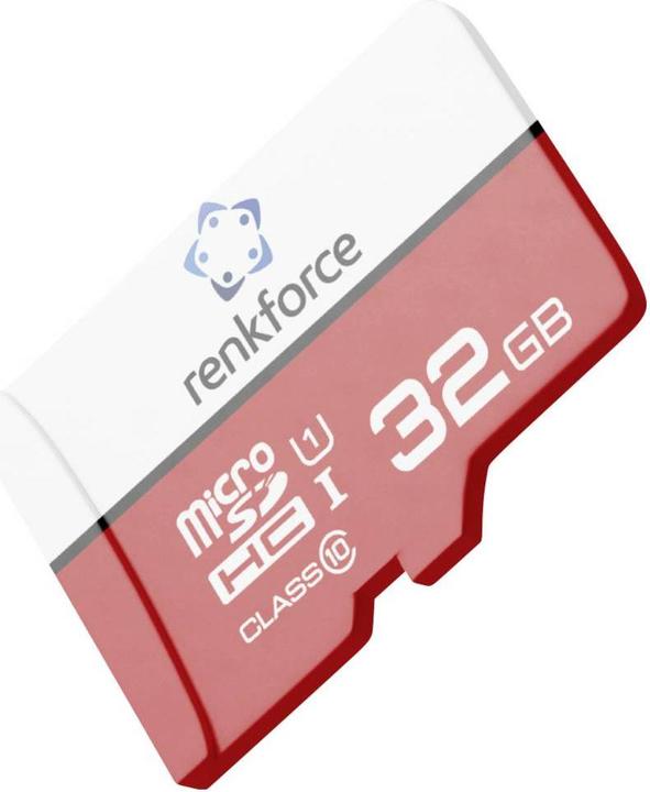 Produktbild Renkforce RF-mSDC-32GB 32 GB micro SDHC card w SD card adapter UHS-1 C (32 GB, microSDHC, UHS-I)