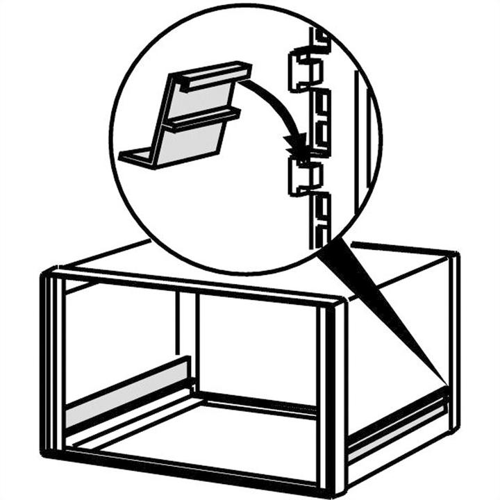 Image du produit Schroff Glissières - GUIDE 400T COMPTEC