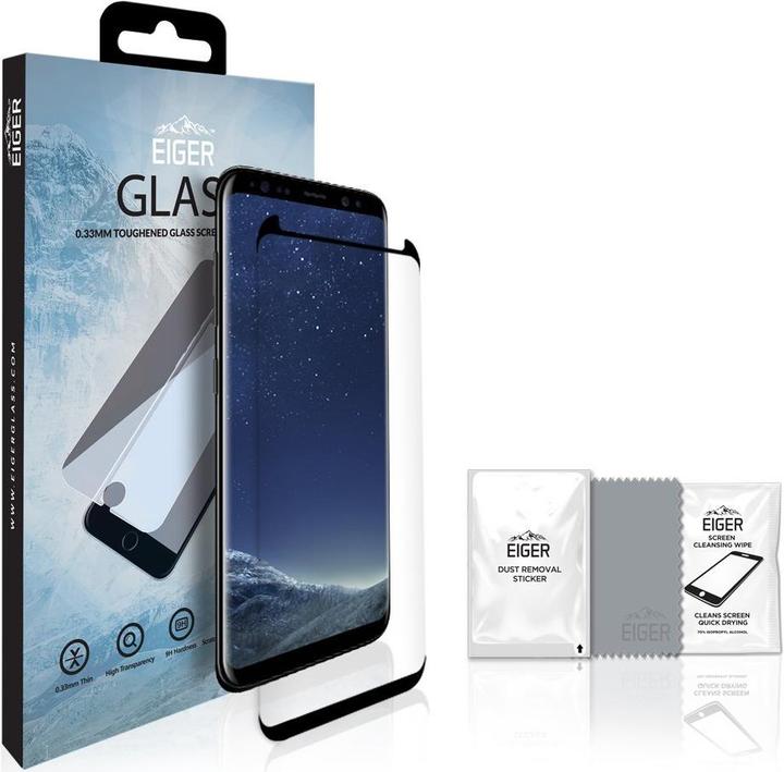 Image du produit Eiger Mountain Glass Clear Edge (1 pcs, Samsung Galaxy S8+)